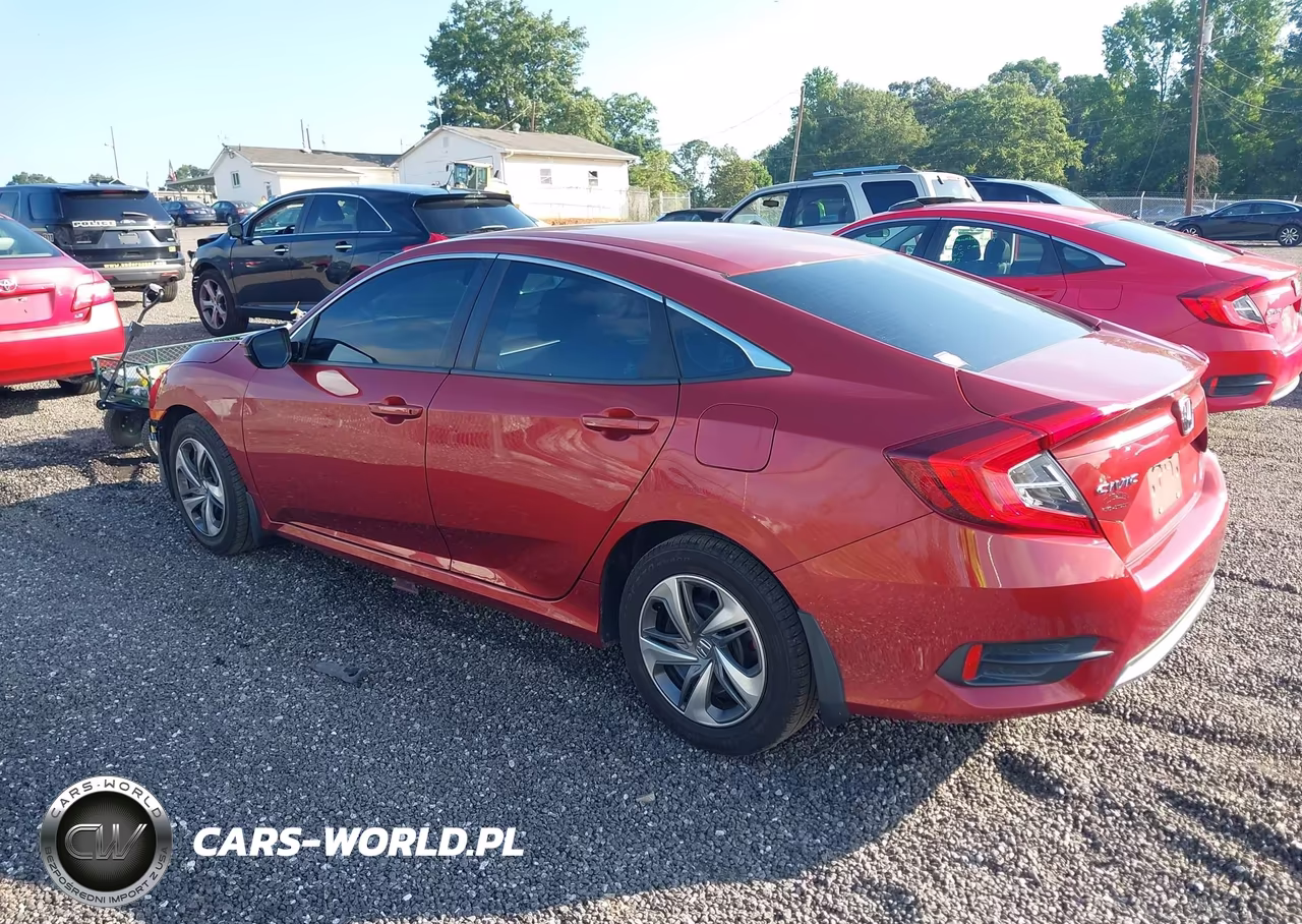 2019 Honda Civic Lx VIN:2HGFC2F66KH562378 - 3