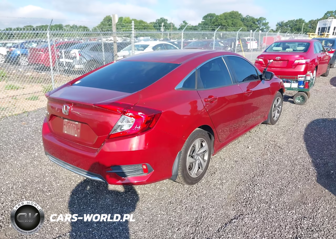 2019 Honda Civic Lx VIN:2HGFC2F66KH562378 - 4
