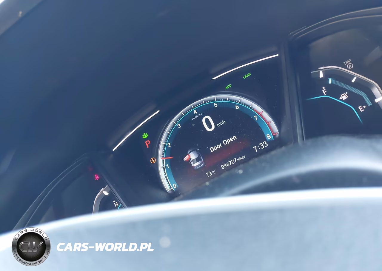 2019 Honda Civic Lx VIN:2HGFC2F66KH562378 - 7
