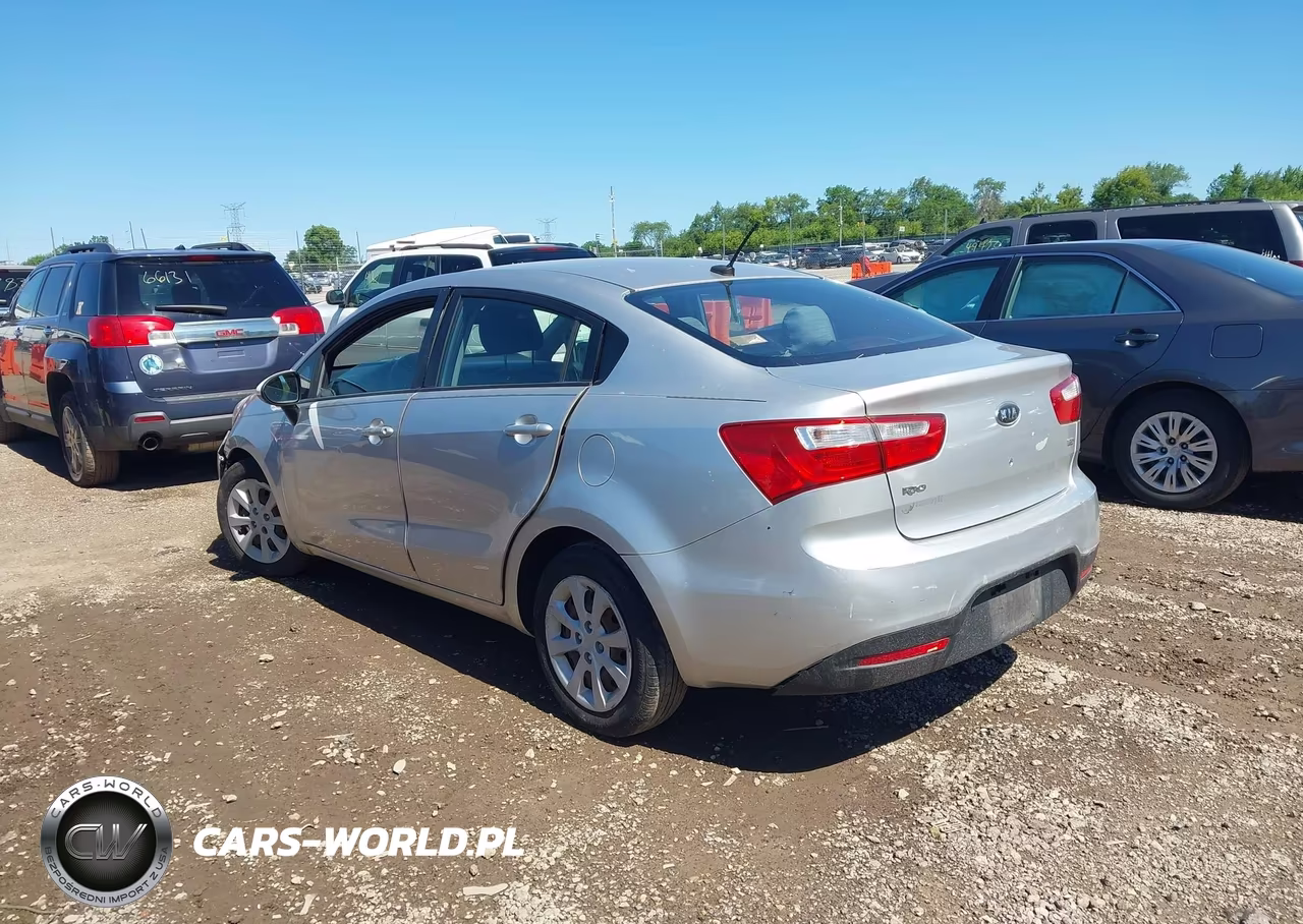 2013 Kia Rio Lx VIN:KNADM4A33D6126391 - 3