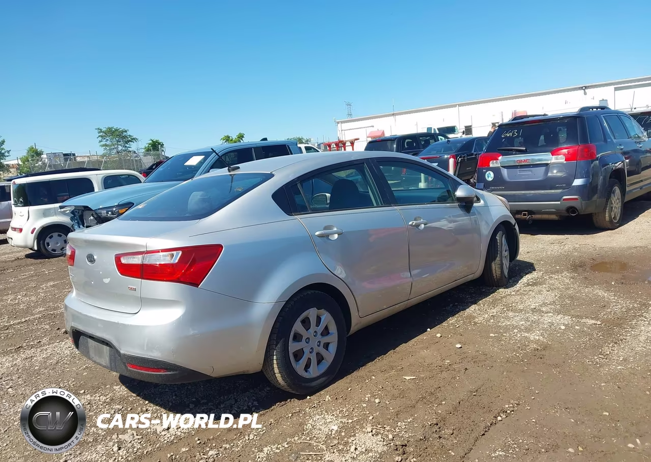 2013 Kia Rio Lx VIN:KNADM4A33D6126391 - 4