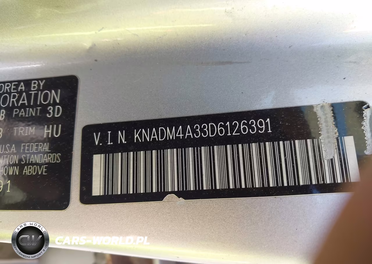 2013 Kia Rio Lx VIN:KNADM4A33D6126391 - 9