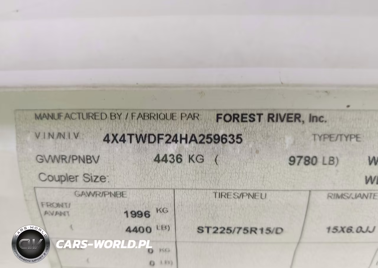2017 Forest River Other VIN:4X4TWDF24HA259635 - 9