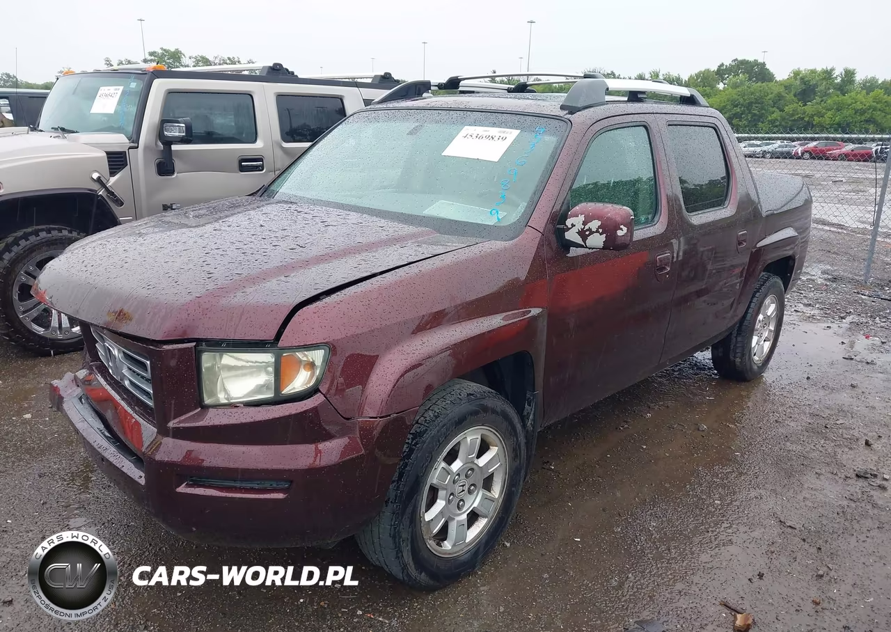 2008 Honda Ridgeline Rtl VIN:2HJYK165X8H542196 - 2
