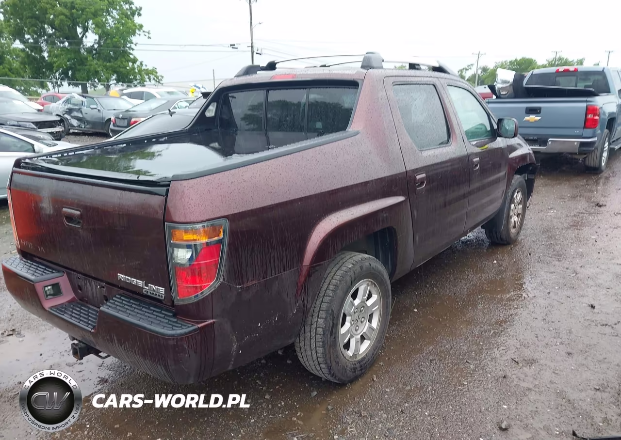 2008 Honda Ridgeline Rtl VIN:2HJYK165X8H542196 - 4