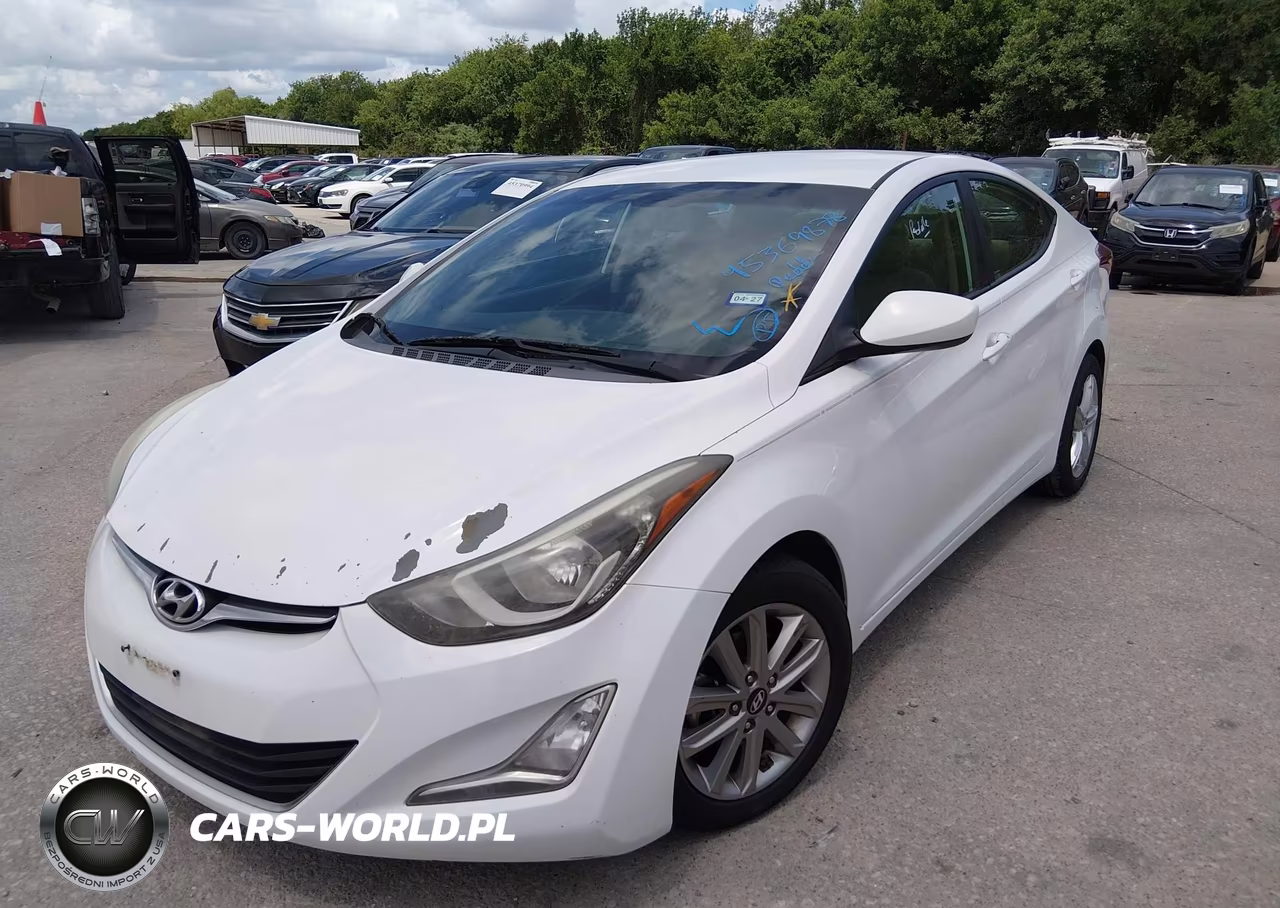2014 Hyundai Elantra Se VIN:5NPDH4AE1EH475596 - 2