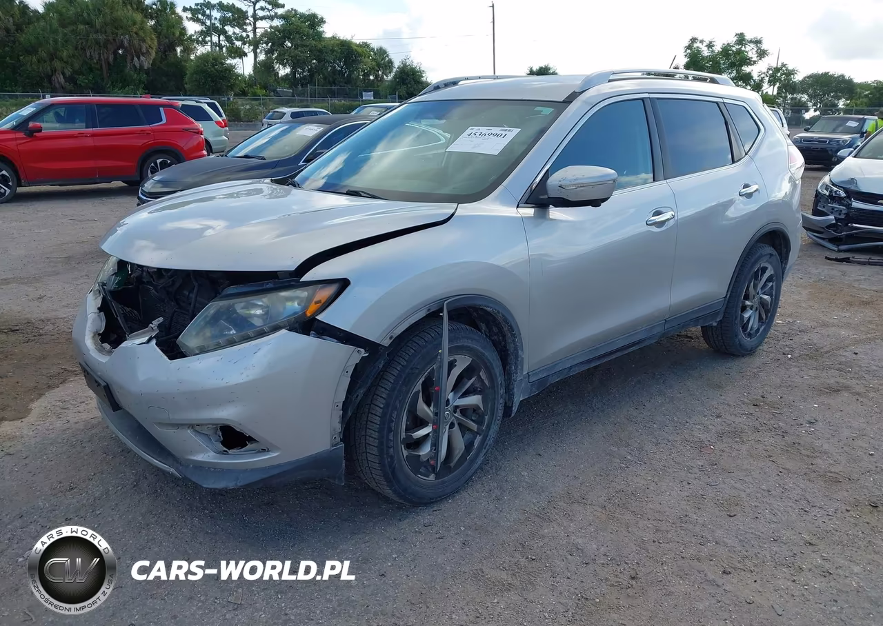 2014 Nissan Rogue Sl VIN:5N1AT2MV7EC861576 - 2