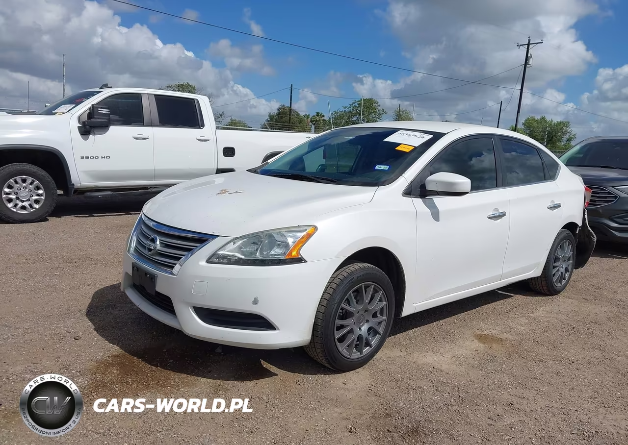 2014 Nissan Sentra Sv VIN:3N1AB7AP1EL665392 - 2