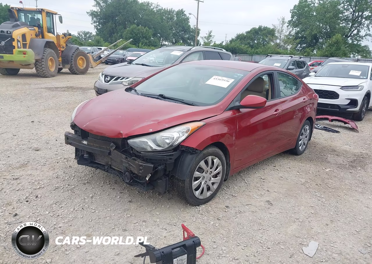 2013 Hyundai Elantra Gls VIN:5NPDH4AE1DH206545 - 2