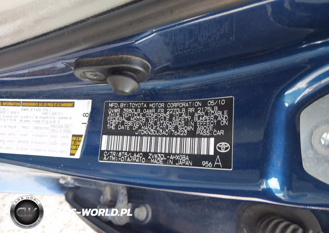 2010 Toyota Prius Iv VIN:JTDKN3DU3A0176423 - 9