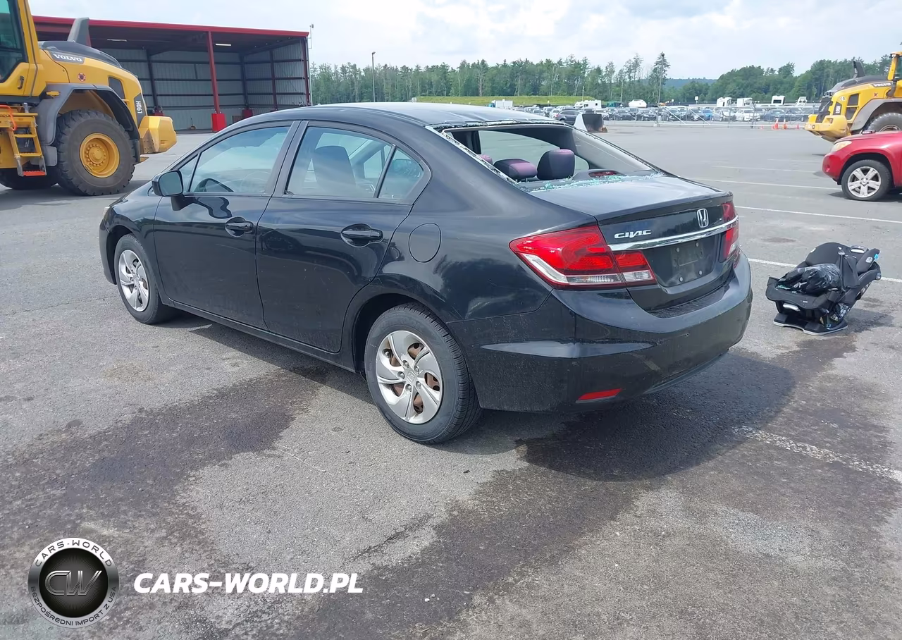 2014 Honda Civic Lx VIN:2HGFB2E50EH528582 - 3