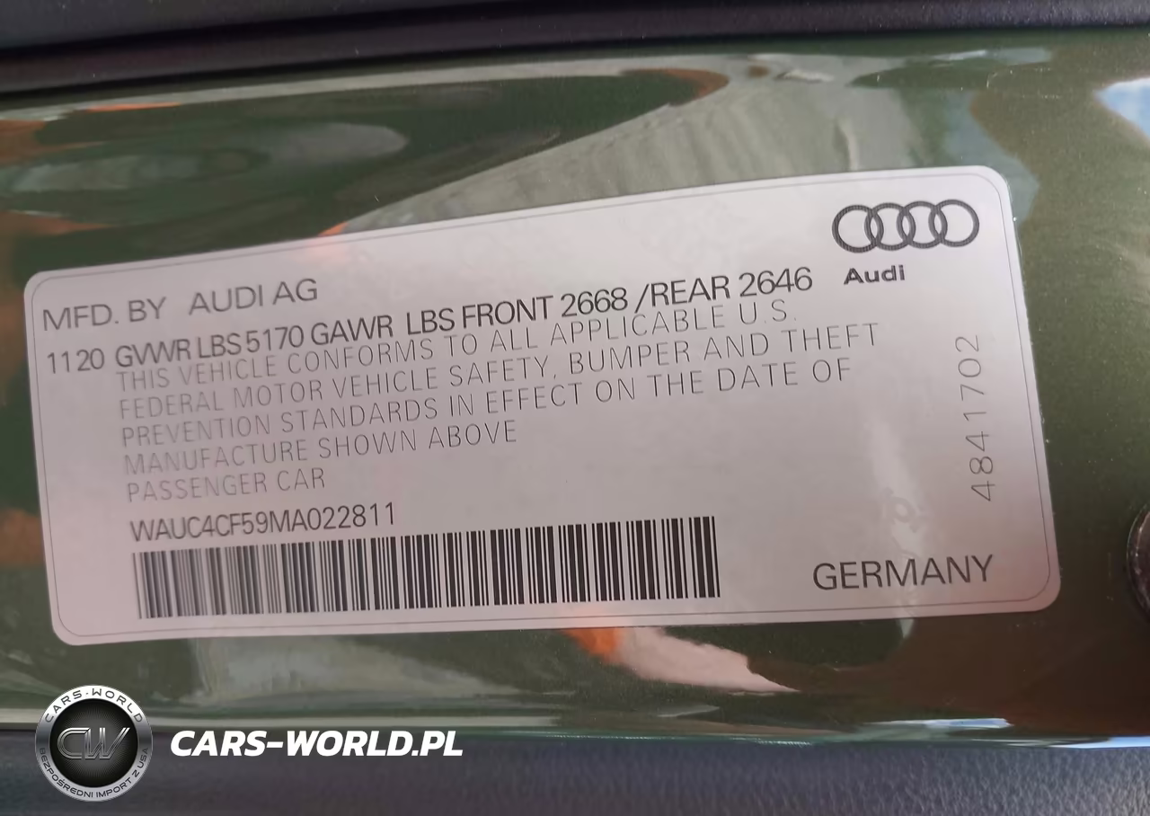 2021 Audi S5 Sportback Premium Plus Tfsi Quattro Tiptronic VIN:WAUC4CF59MA022811 - 9