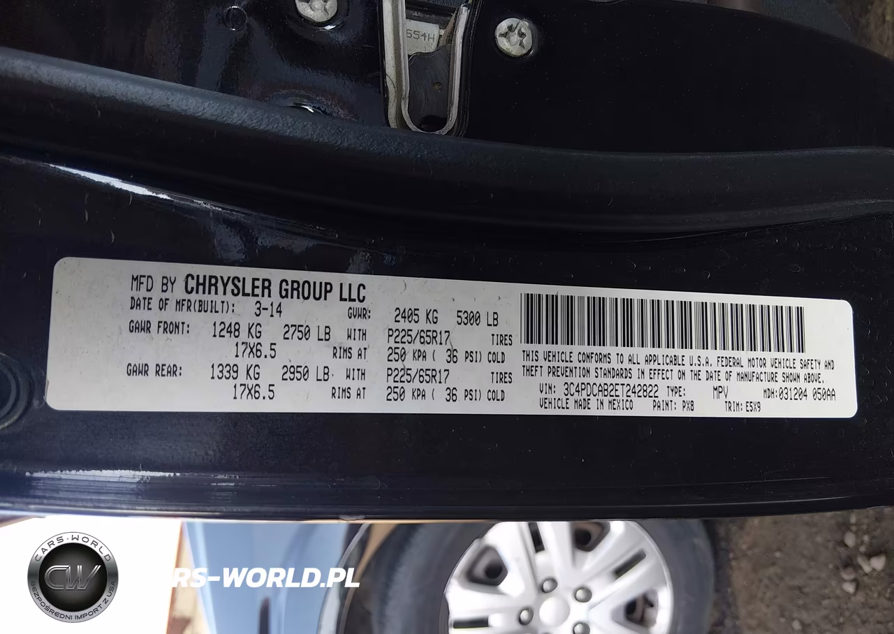 2014 Dodge Journey Se VIN:3C4PDCAB2ET242822 - 9
