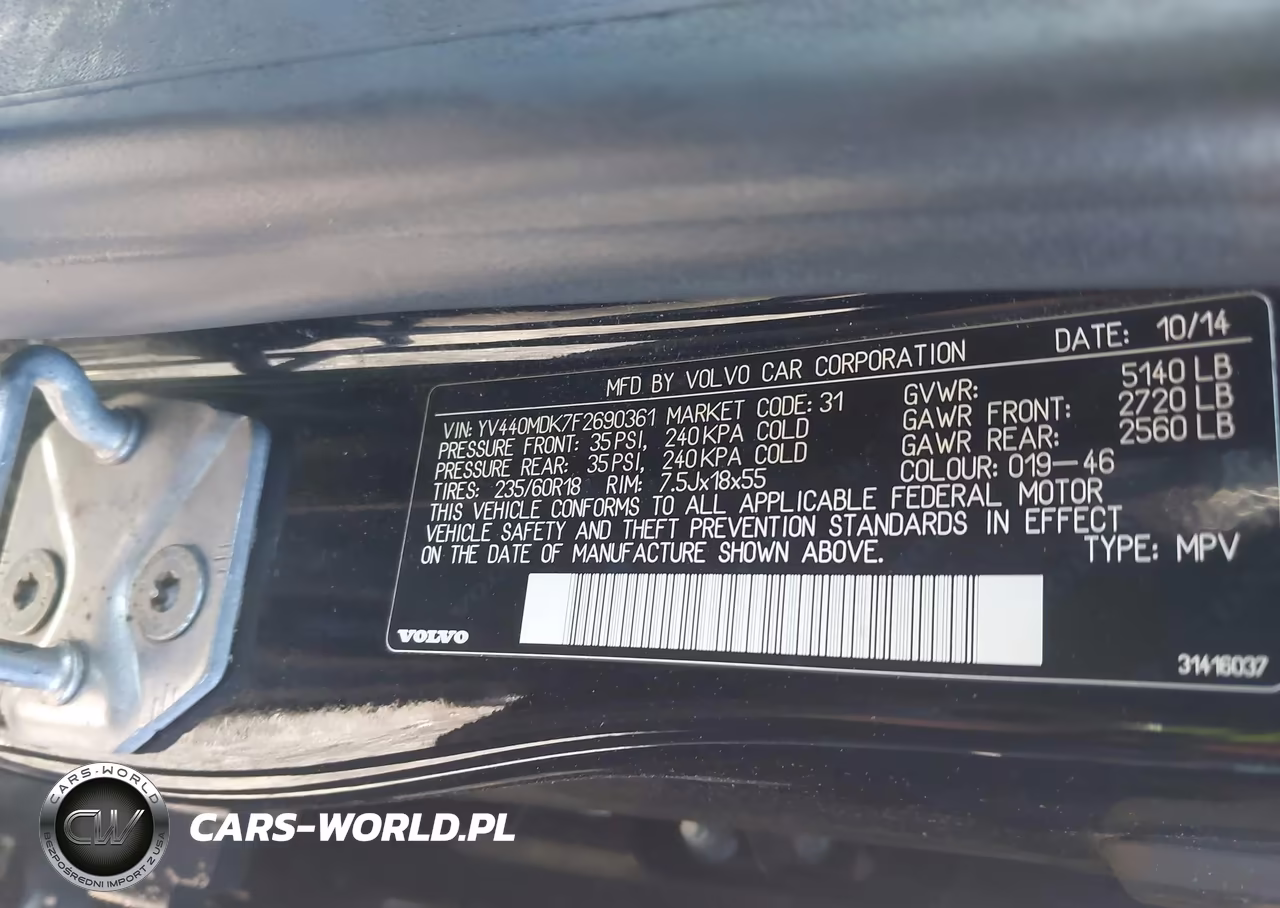 2015 Volvo Xc60 T5 Premier VIN:YV440MDK7F2690361 - 9