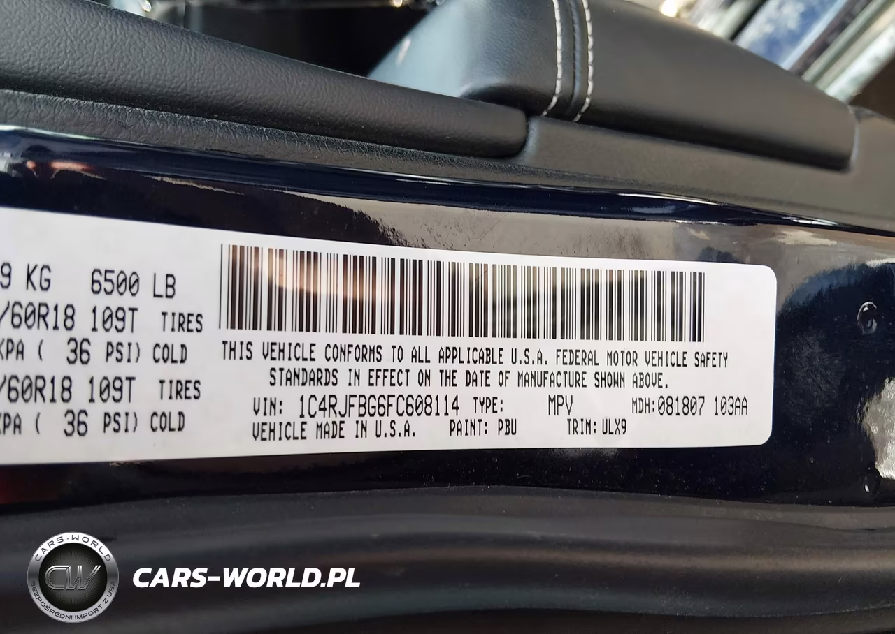 2015 Jeep Grand Cherokee Limited VIN:1C4RJFBG6FC608114 - 9
