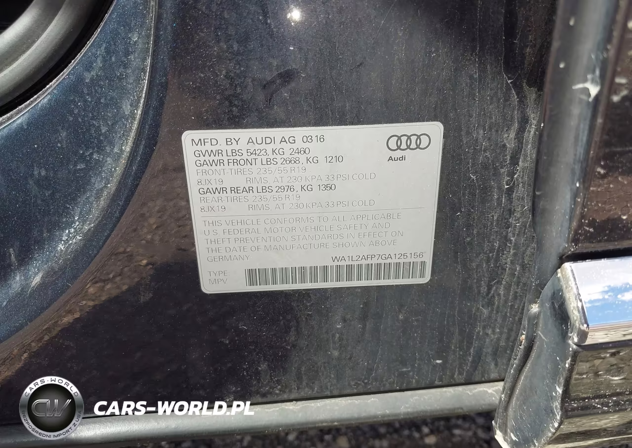 2016 Audi Q5 2.0T Premium VIN:WA1L2AFP7GA125156 - 9