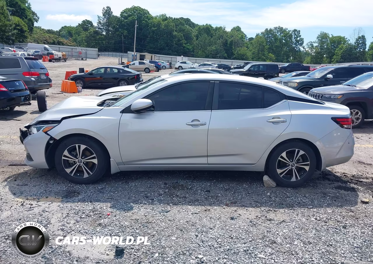 2021 Nissan Sentra Sv Xtronic Cvt VIN:3N1AB8CV2MY301081 - 14