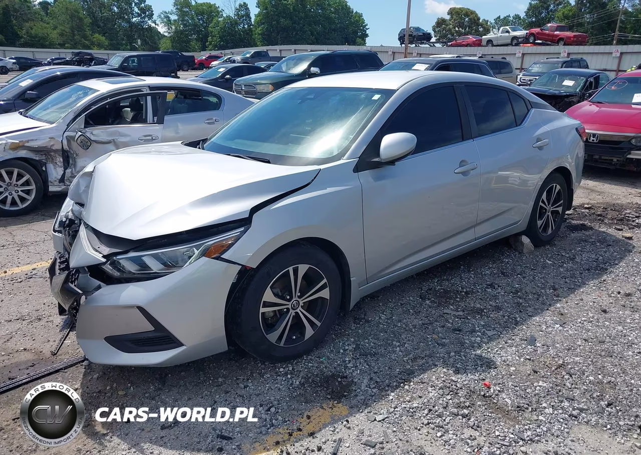 2021 Nissan Sentra Sv Xtronic Cvt VIN:3N1AB8CV2MY301081 - 2