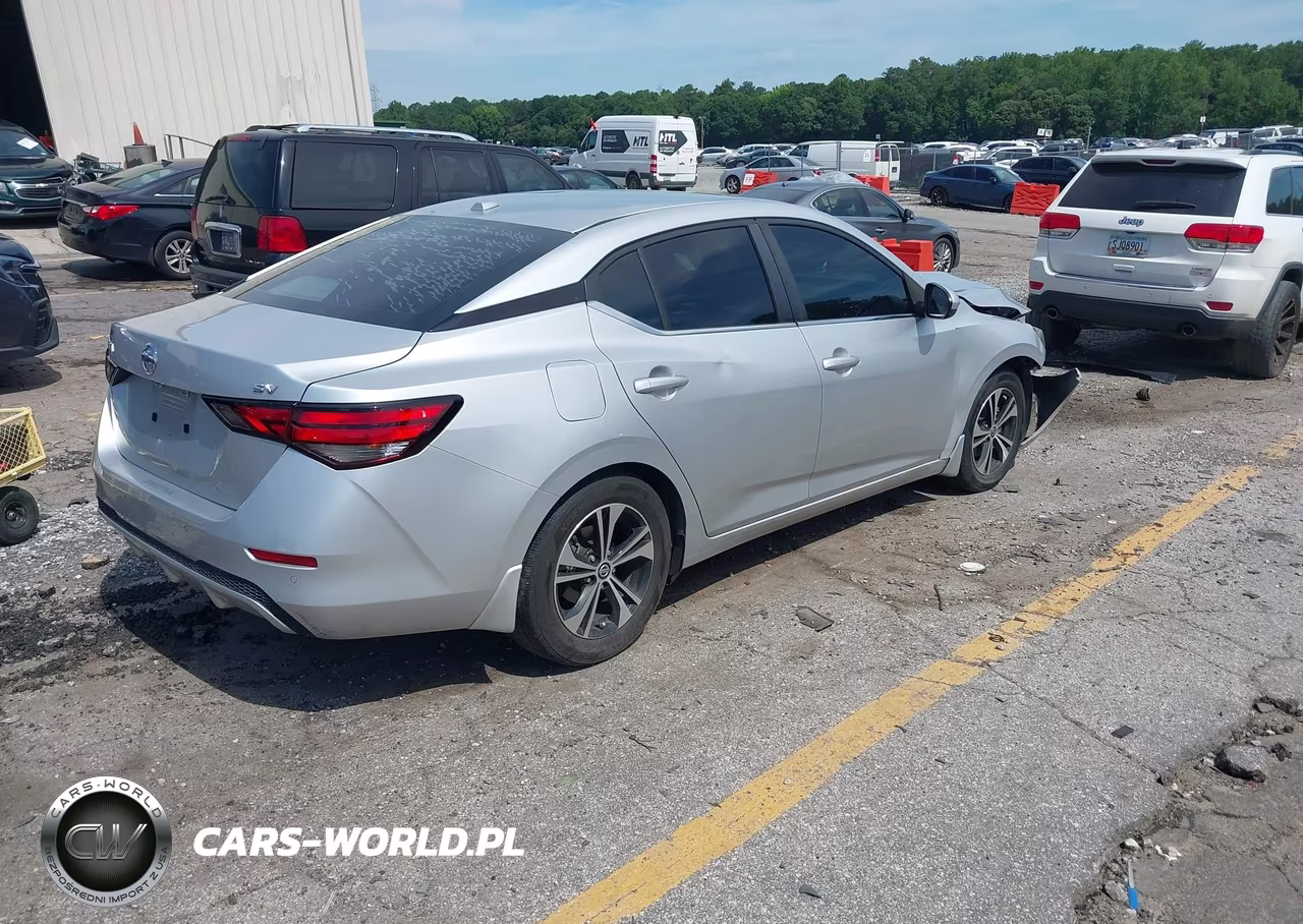 2021 Nissan Sentra Sv Xtronic Cvt VIN:3N1AB8CV2MY301081 - 4