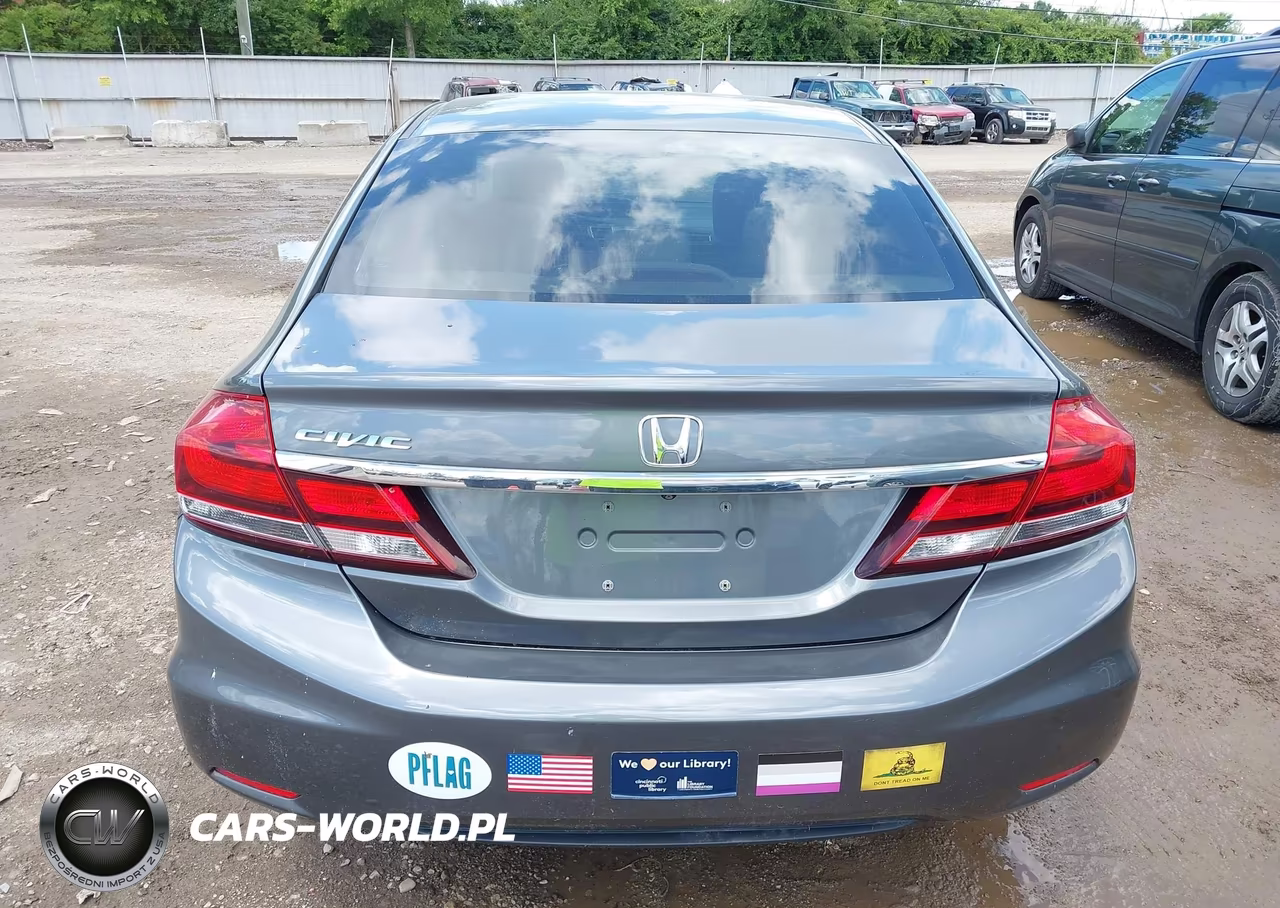 2013 Honda Civic Lx VIN:19XFB2F58DE089509 - 16