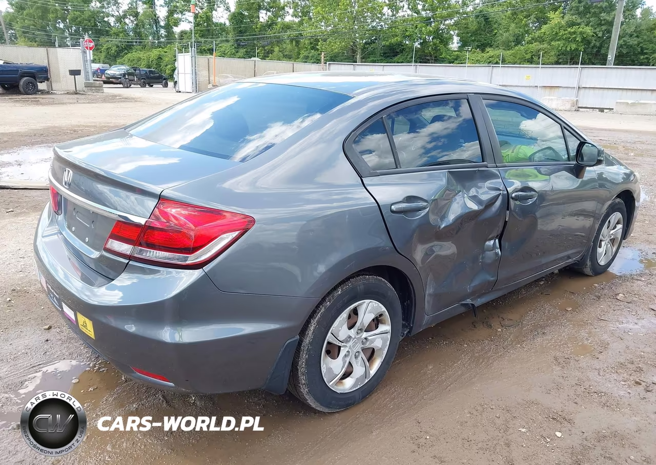 2013 Honda Civic Lx VIN:19XFB2F58DE089509 - 4