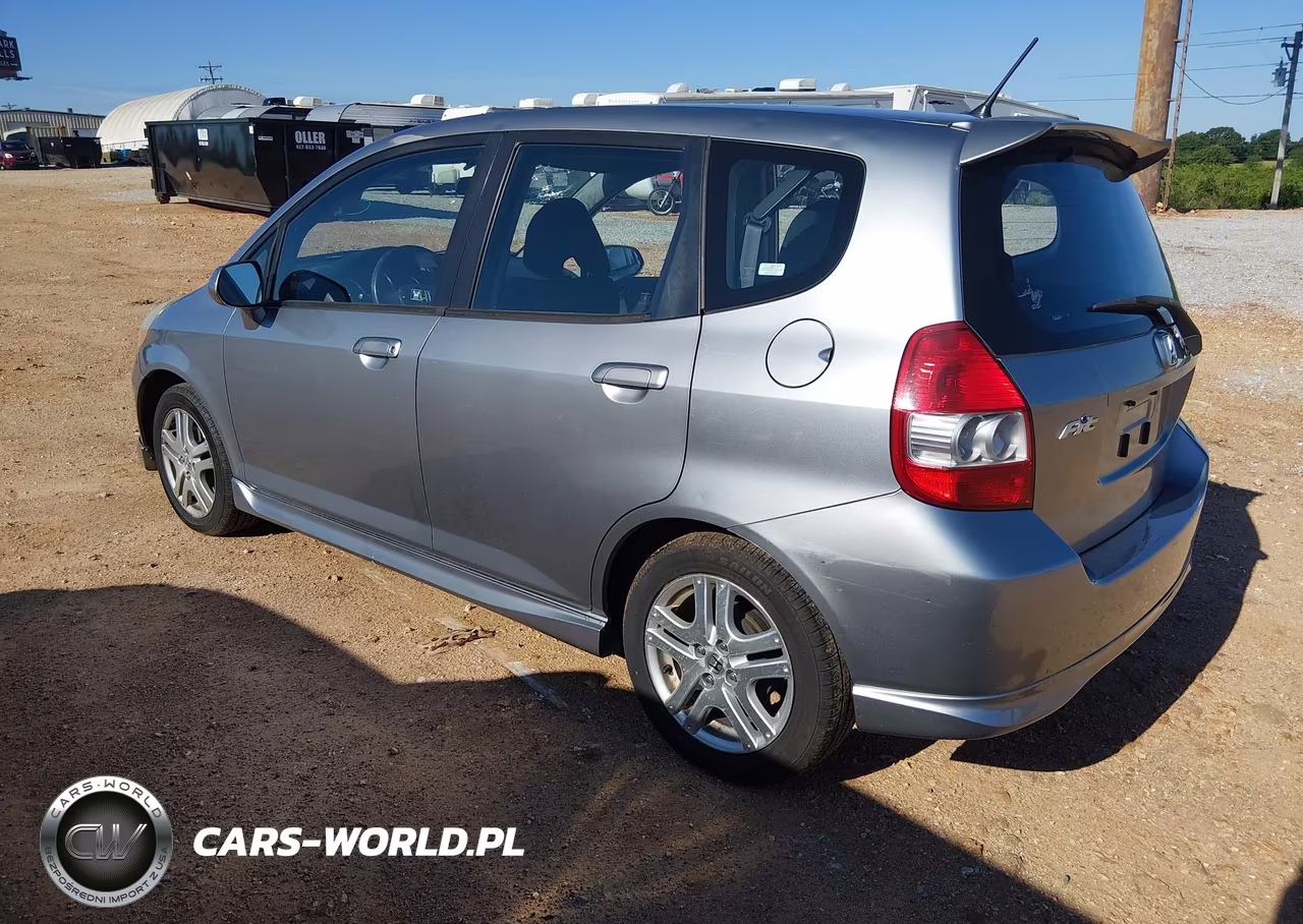 2007 Honda Fit Sport VIN:JHMGD38687S039428 - 3