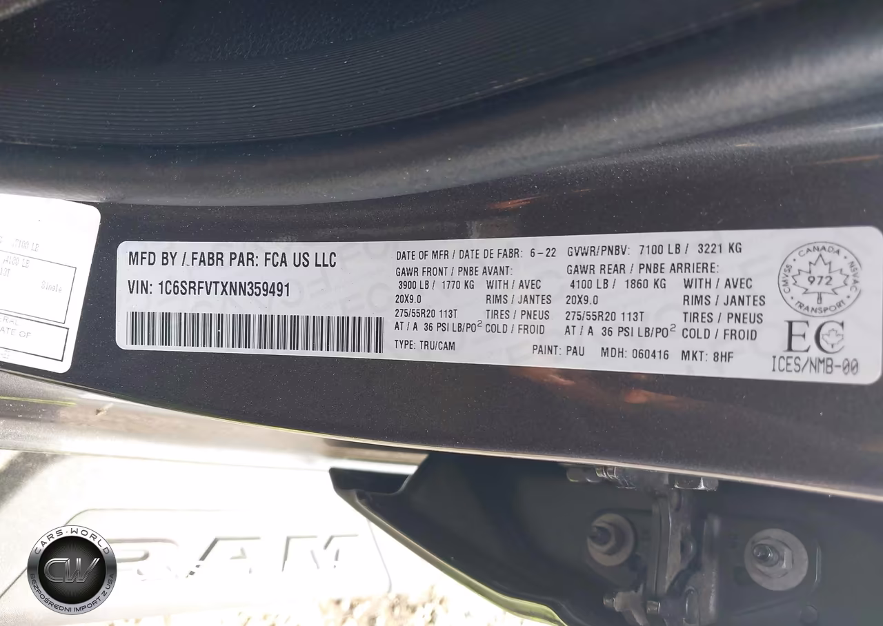 2022 Ram 1500 Sport VIN:1C6SRFVTXNN359491 - 9