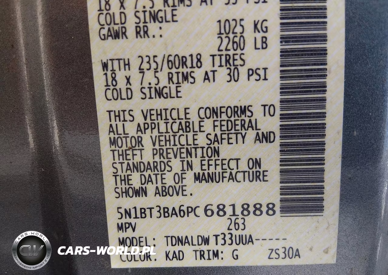 2023 Nissan Rogue Sv Fwd VIN:5N1BT3BA6PC681888 - 9