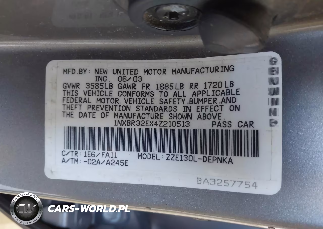 2004 Toyota Corolla Le VIN:1NXBR32EX4Z210513 - 9