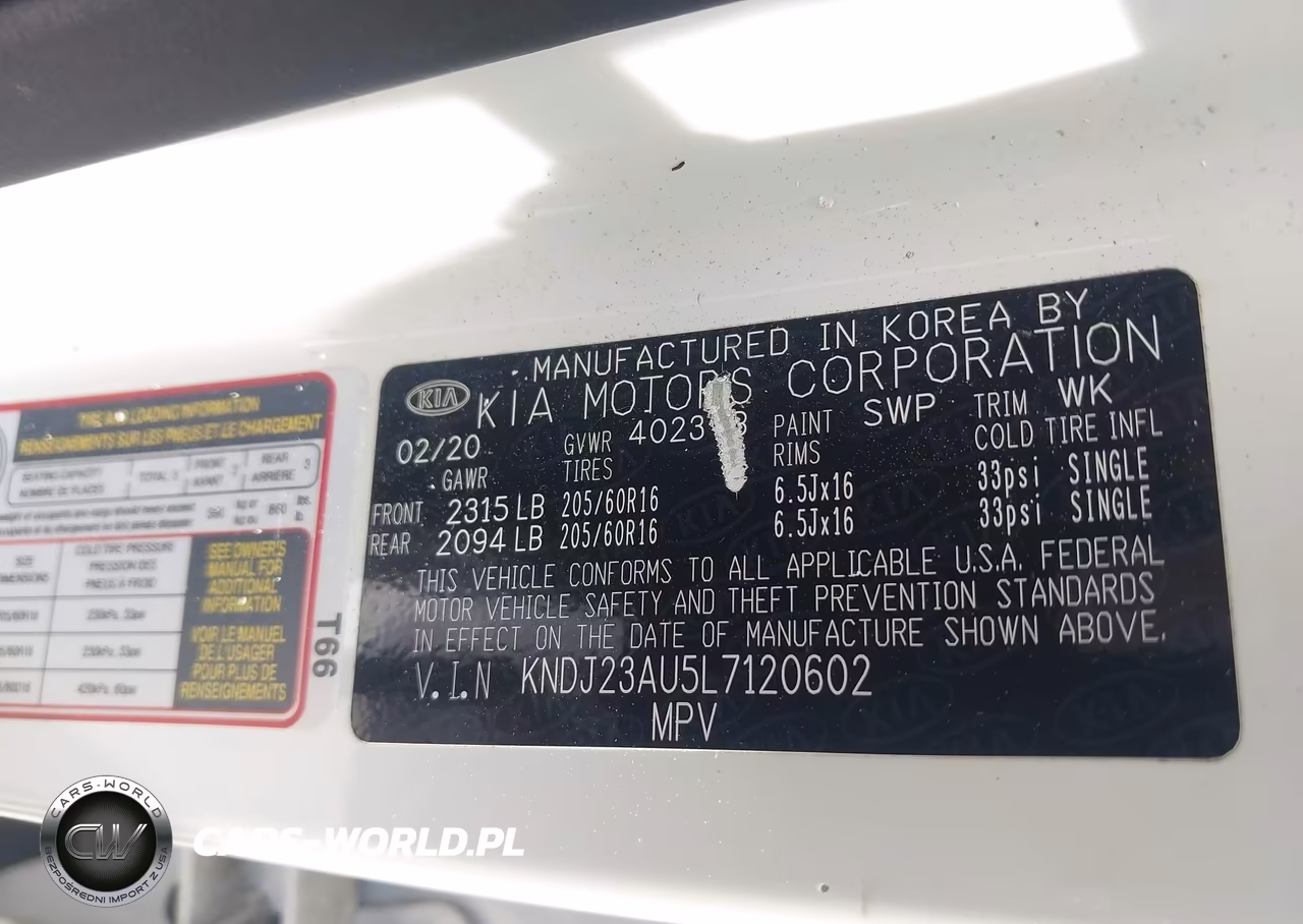 2020 Kia Soul Lx VIN:KNDJ23AU5L7120602 - 9