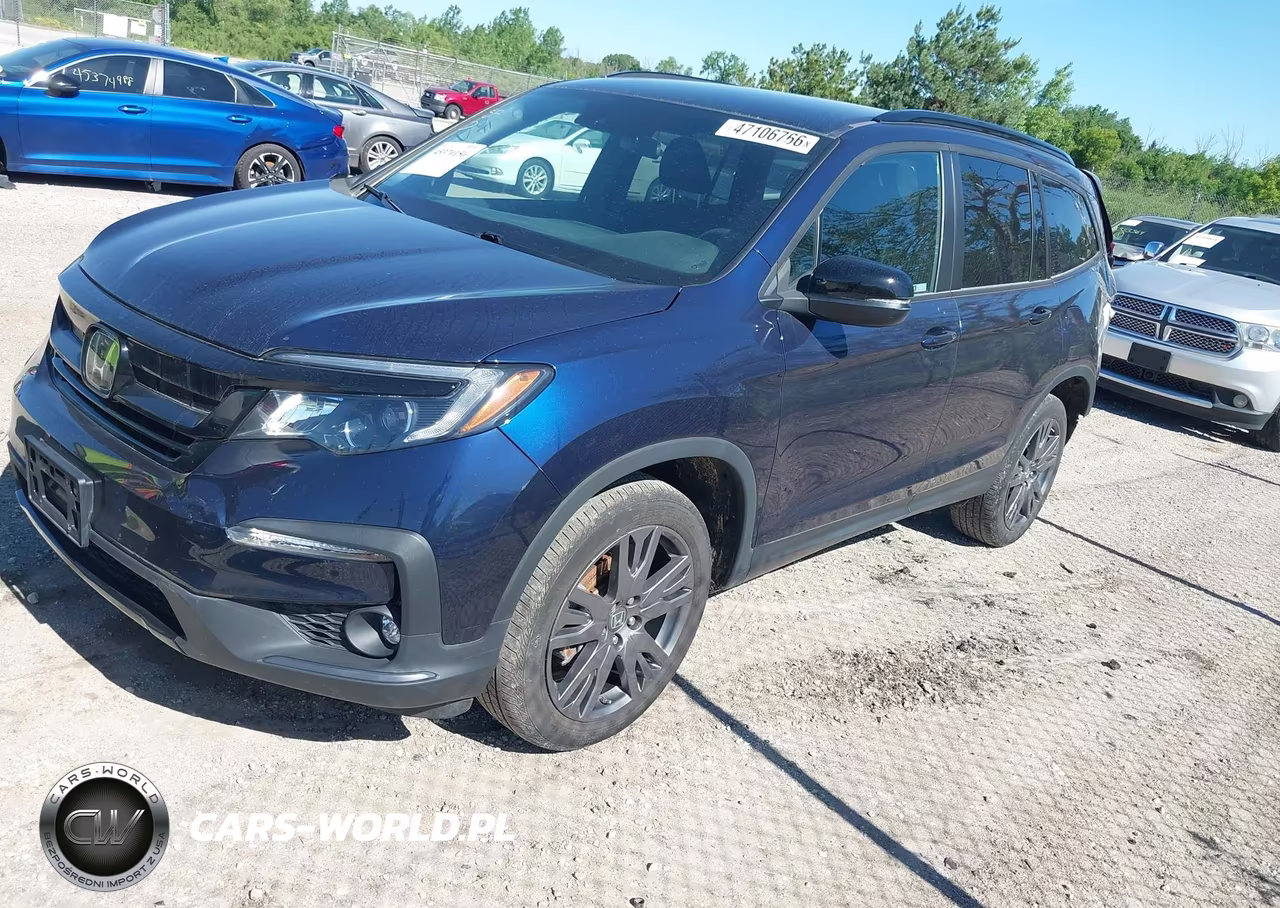 2022 Honda Pilot Awd Sport VIN:5FNYF6H39NB076635 - 2