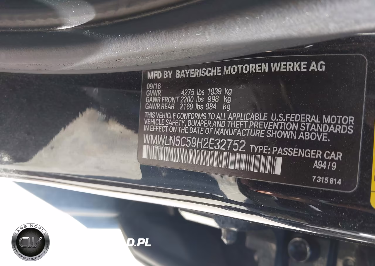 2017 Mini Clubman Cooper VIN:WMWLN5C59H2E32752 - 9