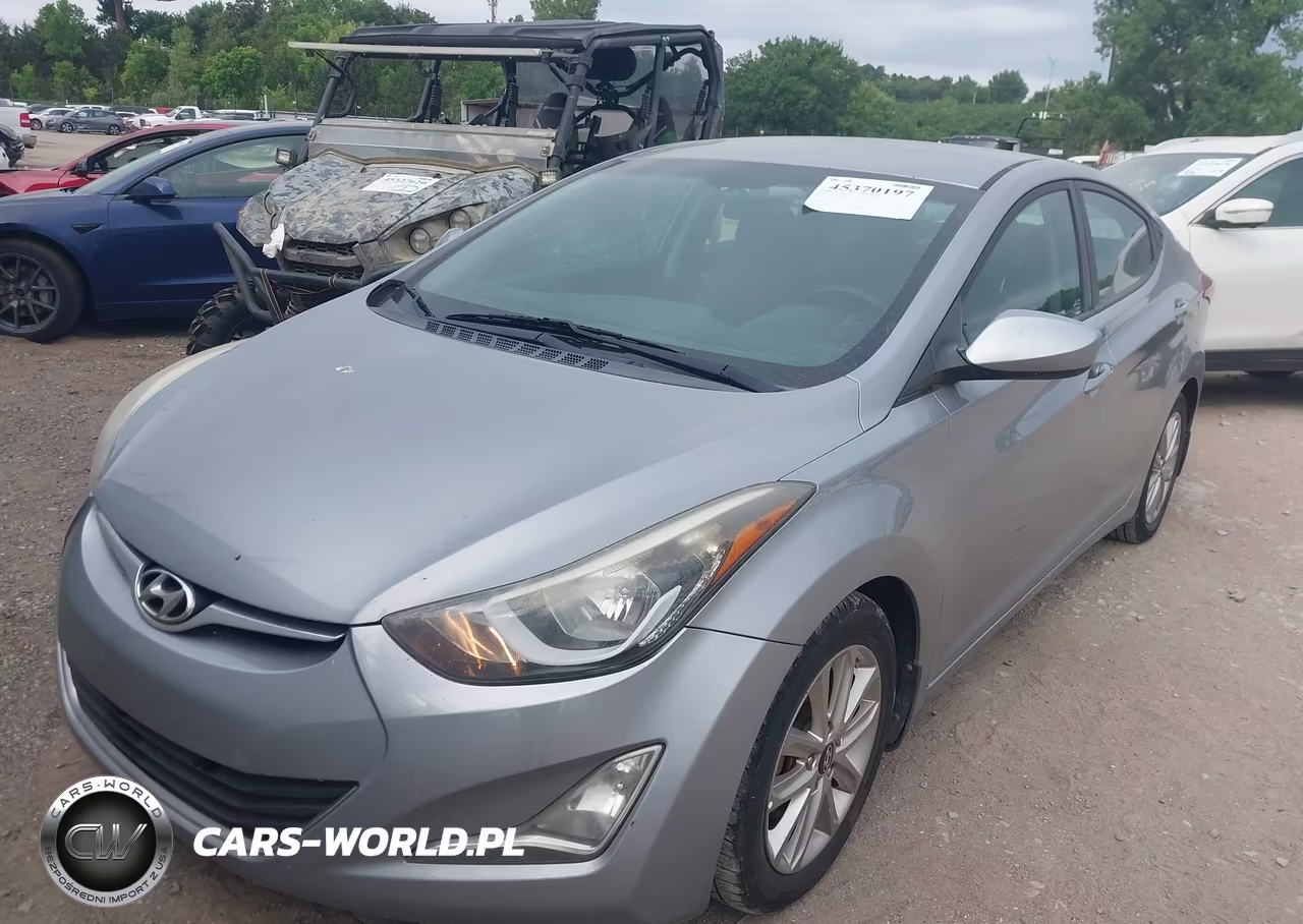 2015 Hyundai Elantra Se VIN:5NPDH4AE3FH589102 - 2