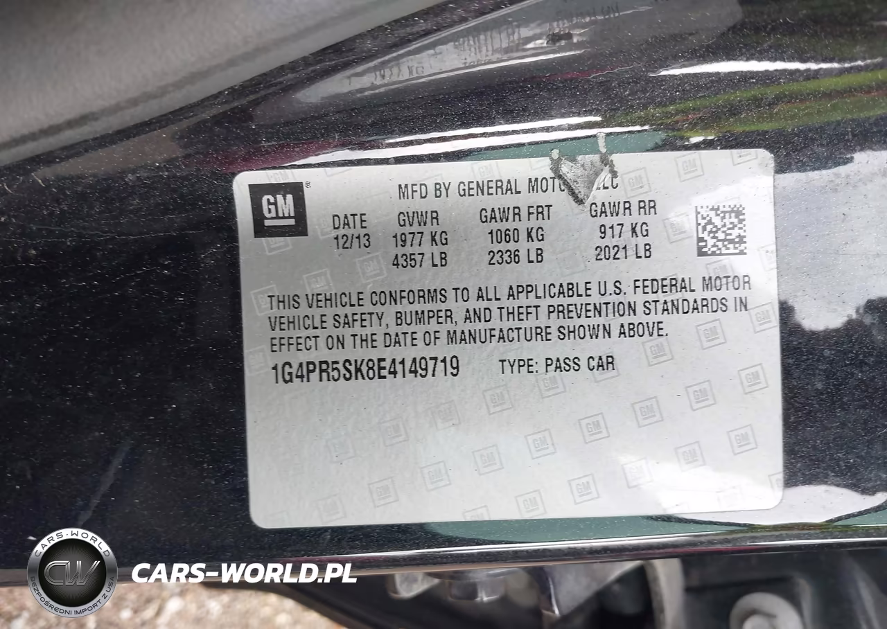2014 Buick Verano Convenience Group VIN:1G4PR5SK8E4149719 - 9