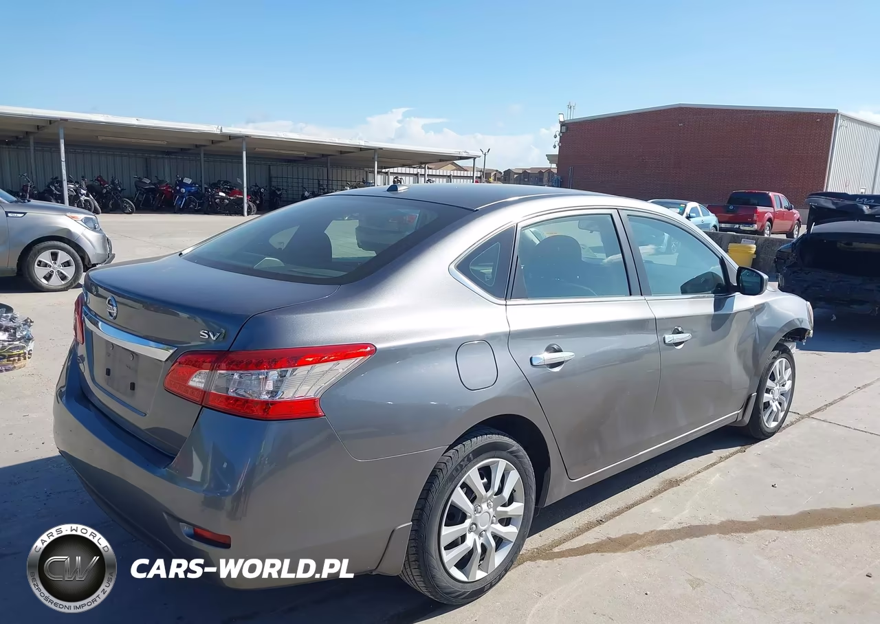 2015 Nissan Sentra Sv VIN:3N1AB7AP4FY336075 - 4
