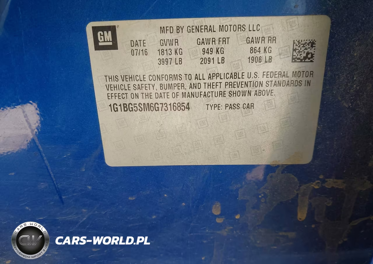 2016 Chevrolet Cruze Premier Auto VIN:1G1BG5SM6G7316854 - 9