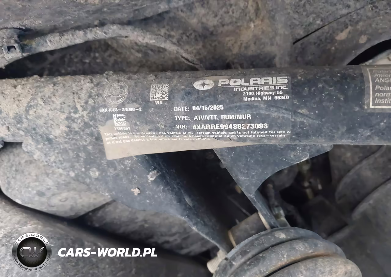 2025 Polaris Ranger Xp 1000 Premium VIN:4XARRE994S8273093 - 10