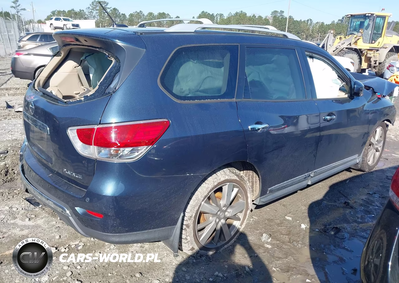 2015 Nissan Pathfinder Platinum VIN:5N1AR2MN2FC654433 - 4