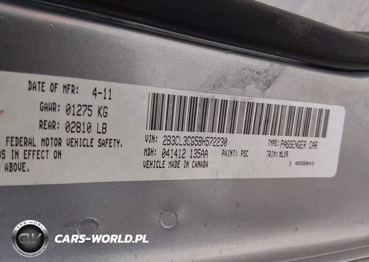 2011 Dodge Charger Rallye Plus VIN:2B3CL3CG5BH572230 - 9
