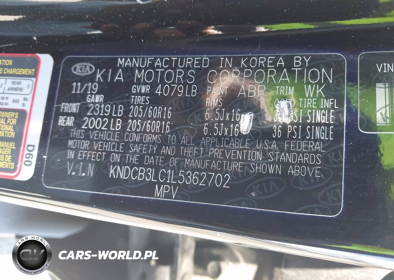 2020 Kia Niro Lx VIN:KNDCB3LC1L5362702 - 9