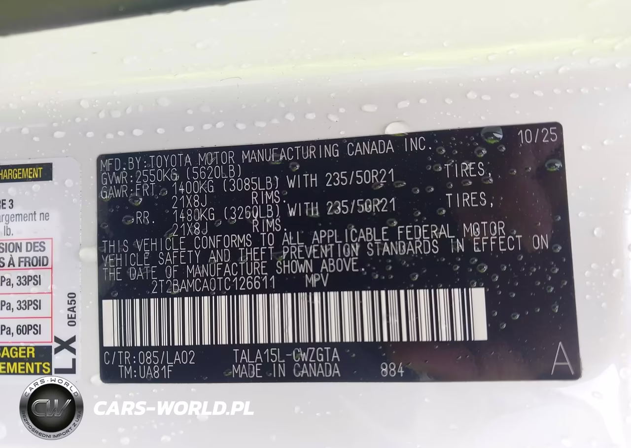 2026 Lexus Rx 350 Luxury VIN:2T2BAMCA0TC126611 - 9
