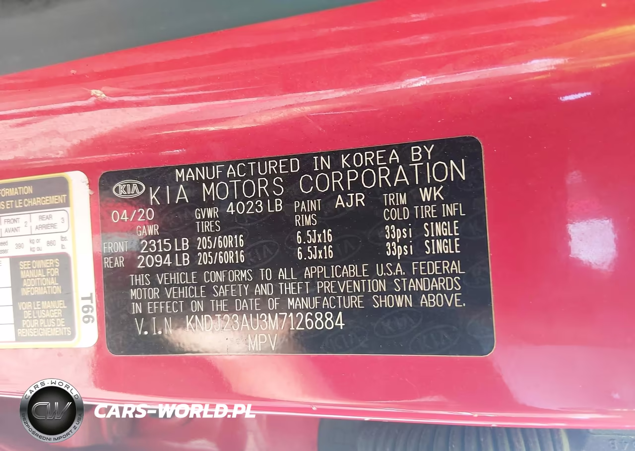 2021 Kia Soul Lx VIN:KNDJ23AU3M7126884 - 9