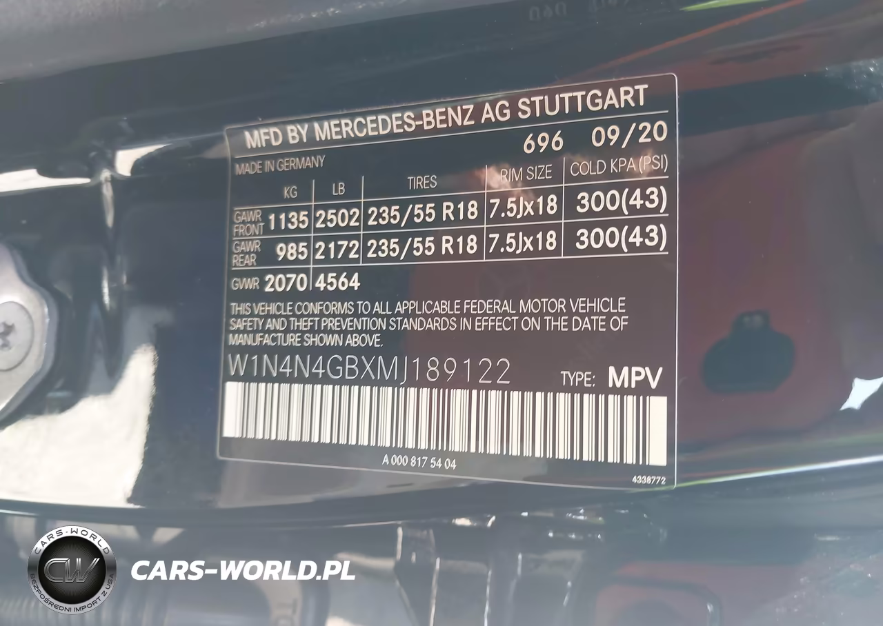 2021 Mercedes-Benz Gla 250 VIN:W1N4N4GBXMJ189122 - 9