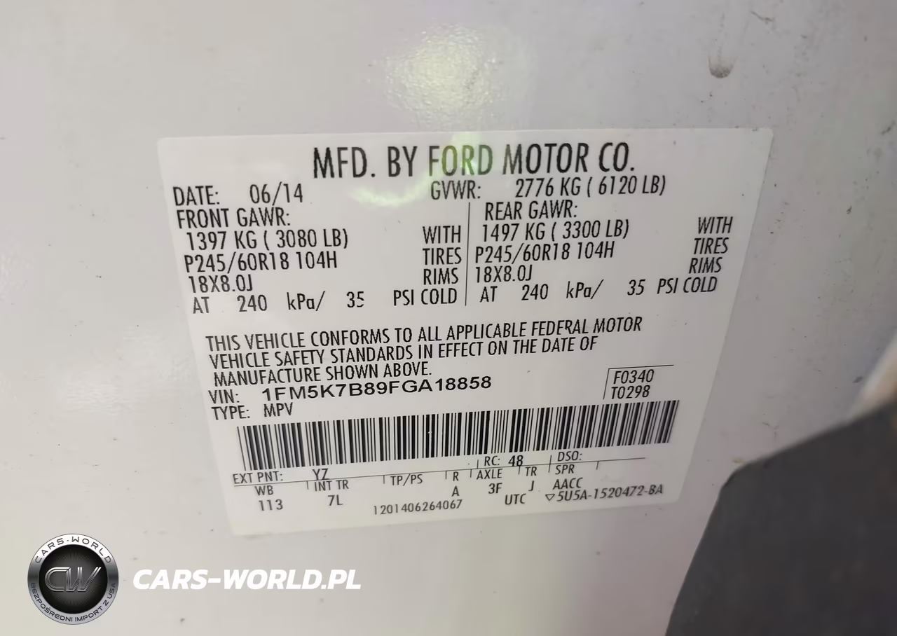 2015 Ford Explorer VIN:1FM5K7B89FGA18858 - 9