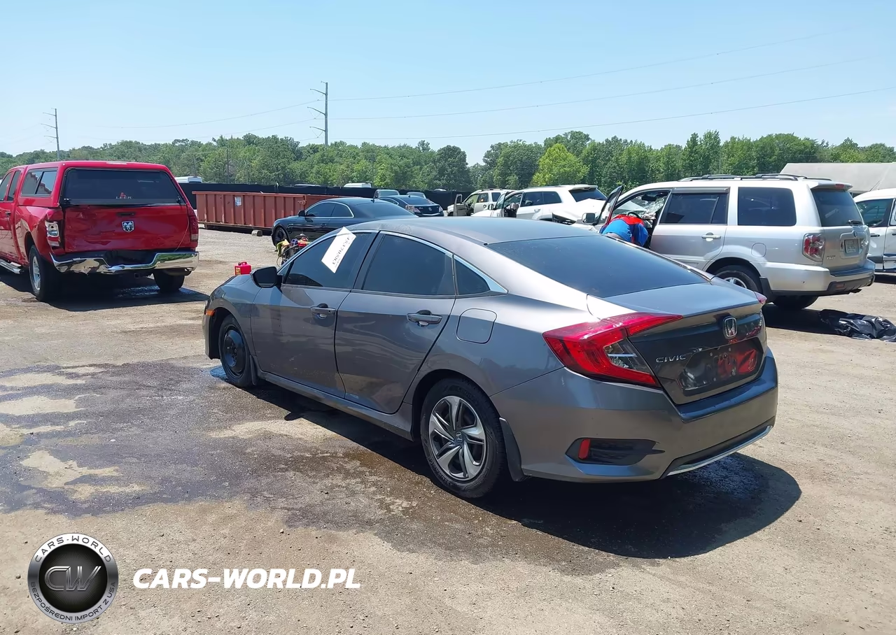 2019 Honda Civic Lx VIN:2HGFC2F69KH558034 - 3