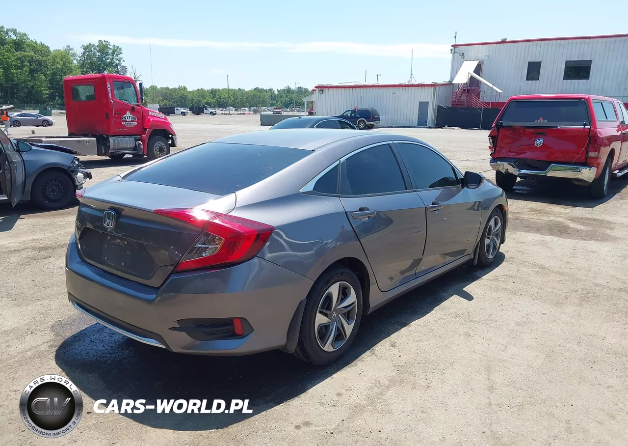 2019 Honda Civic Lx VIN:2HGFC2F69KH558034 - 4