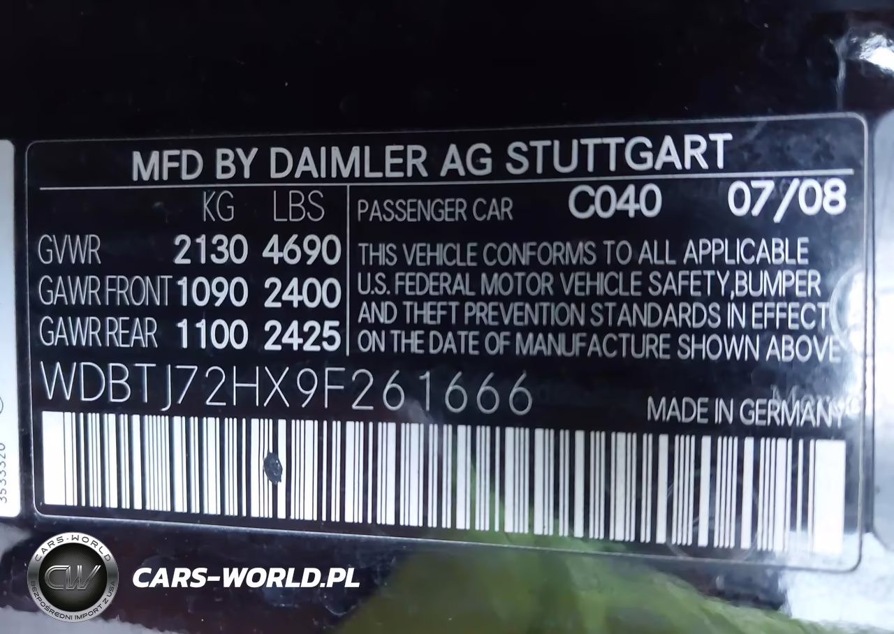 2009 Mercedes-Benz Clk 550 VIN:WDBTJ72HX9F261666 - 9