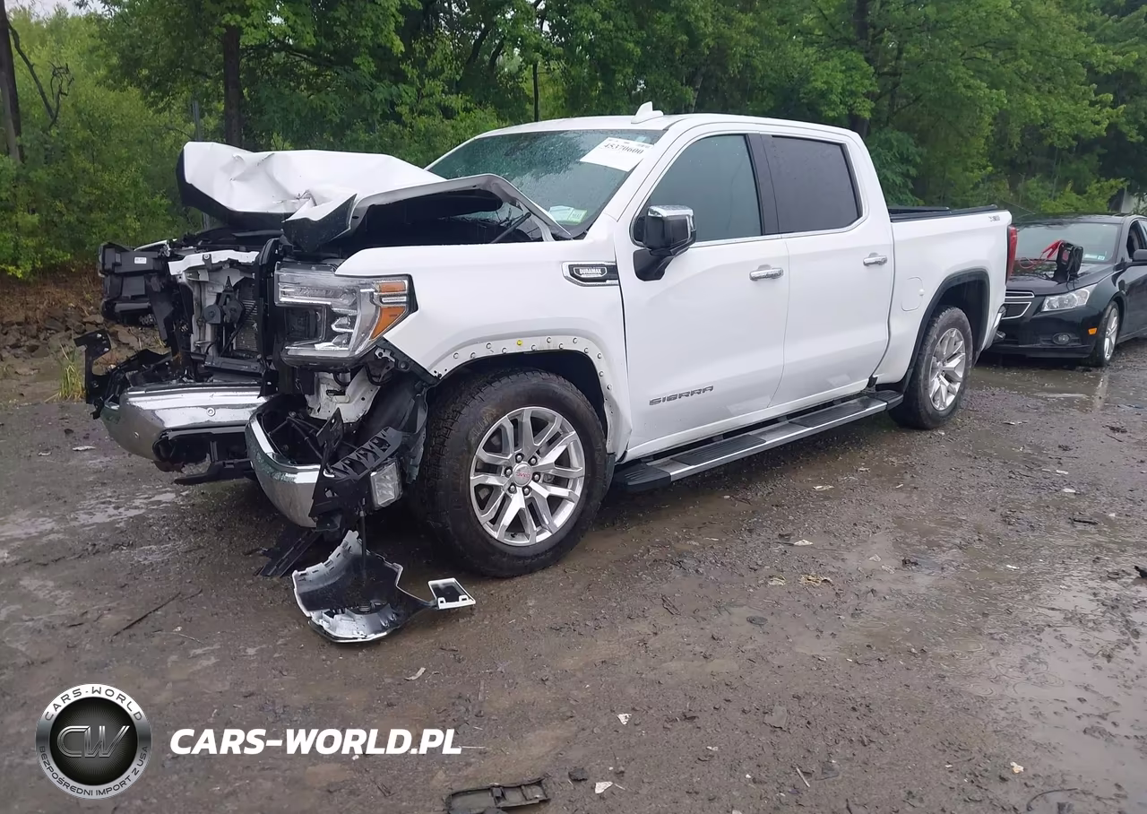 2021 GMC Sierra 1500 4Wd Short Box Slt VIN:3GTU9DET4MG334633 - 2