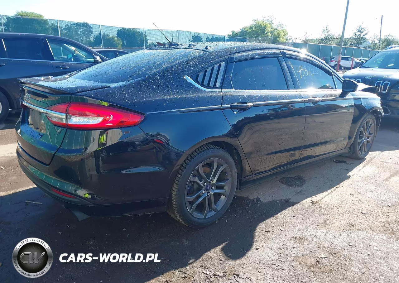 2018 Ford Fusion Se VIN:3FA6P0HD1JR126520 - 4