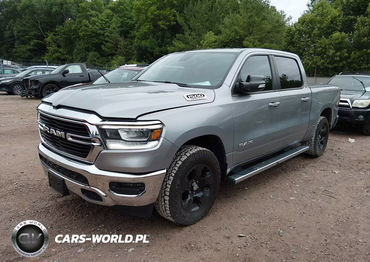 2019 Ram 1500 Big Horn-Lone Star 4X4 5'7 Box VIN:1C6SRFFT0KN500952 - 2